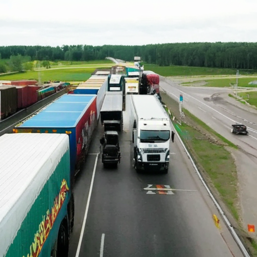 В Беларуси только на выезде в Польшу стоит почти 3 тыс. грузовиков