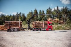 Hiab запускает новое поколение более высокопроизводительных и безопасных лесных кранов-манипуляторов LOGLIFT