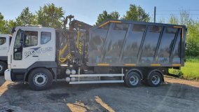 В России стал доступен новый самосвал-ломовоз с КМУ Daewoo Novus 78D009 6х4